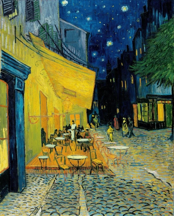 Terrace of a Café at Night by Vincent van Gogh